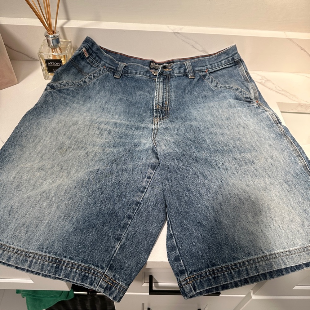 Men's Blue Denim Shorts
